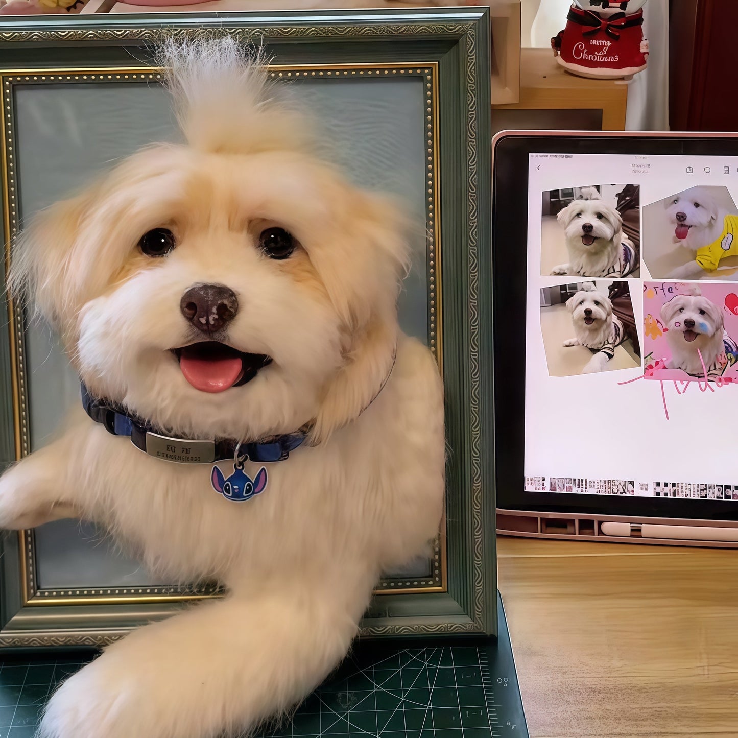 Framed Pet Portrait-Dog