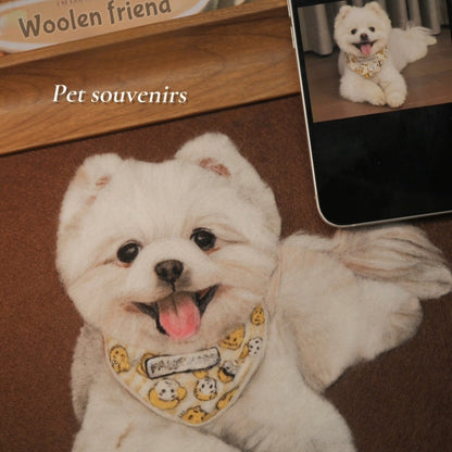 Wool-Painted Pet Portrait